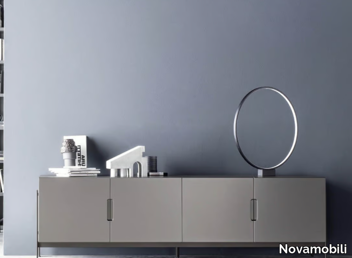 FLOAT - Sideboard with doors _ Novamobili