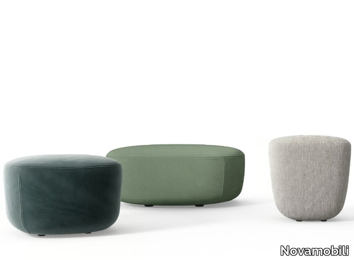 LOTO - Fabric pouf with removable lining _ Novamobili