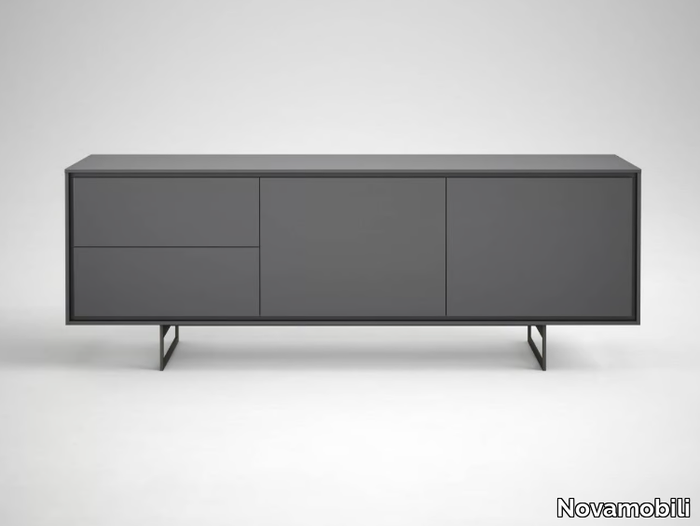 SHADOWS - Sideboard with doors with drawers _ Novamobili