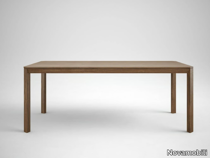 STRETCH - Extending rectangular wooden table _ Novamobili