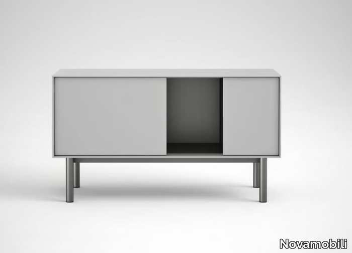 REVERSE - Wooden sideboard with doors _ Novamobili