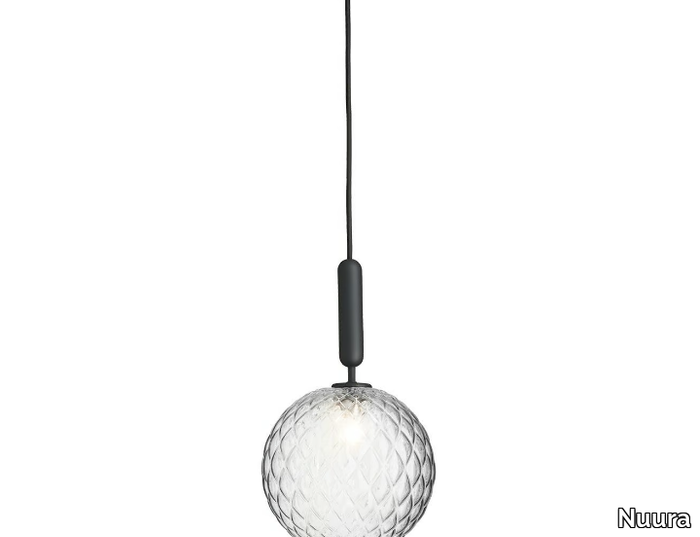 MIIRA 1 OPTIC - Blown glass pendant lamp _ Nuura