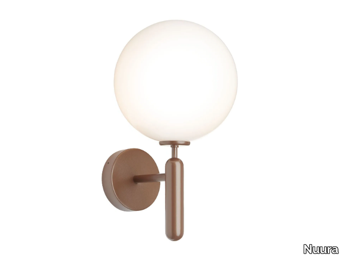 MIIRA OPAL OUTDOOR - LED blown glass outdoor wall lamp _ Nuura