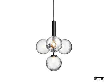 MIIRA 4 OPTIC - Blown glass pendant lamp _ Nuura