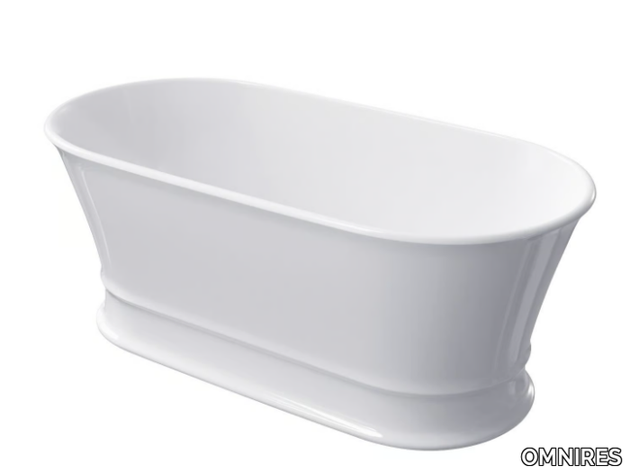 CLASSICA M+ CLASSICAWW - Freestanding 2 seater composite material bathtub _ OMNIRES