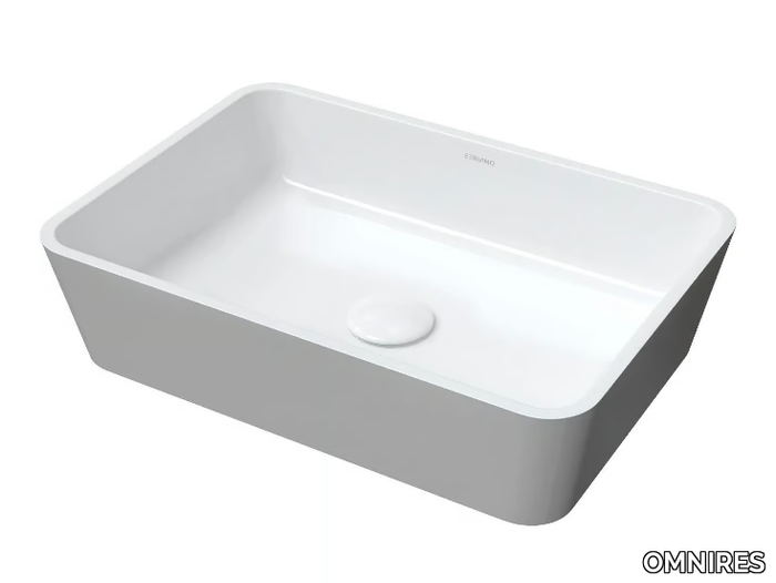 PARMA M+ PARMAUN - Countertop composite material washbasin _ OMNIRES