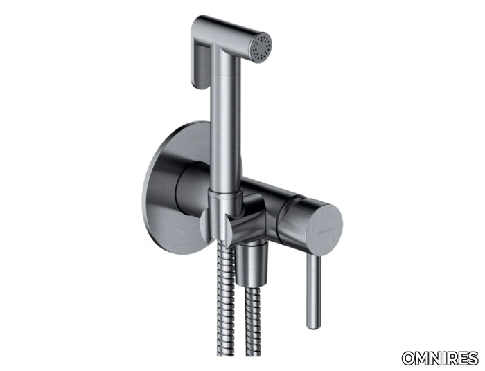 Y SYSYBI2 - Wall-mounted bidet mixer with spray _ OMNIRES