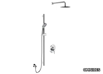 Y SYSY17 - Shower set with hand shower and overhead shower _ OMNIRES