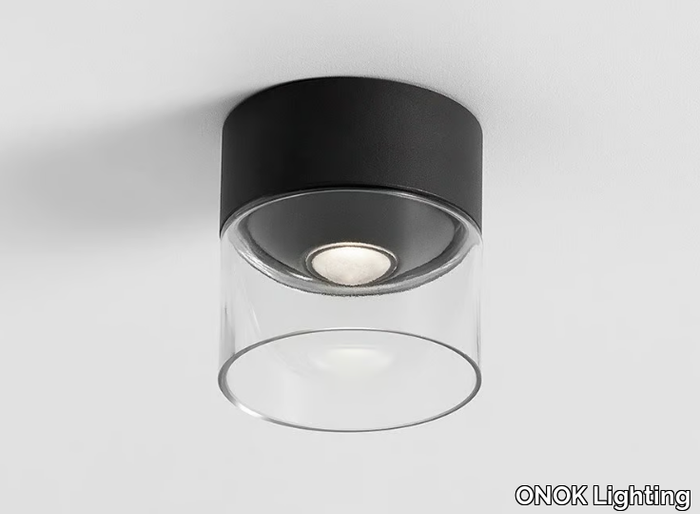 GLASS IP65 - LED outdoor ceiling lamp _ ONOK Lighting