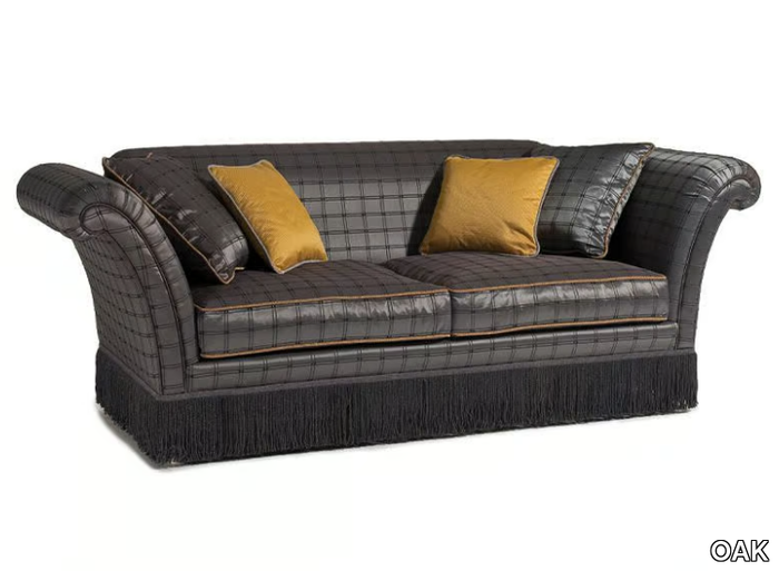 MG3263/1 - Tufted 3 seater fabric sofa _ OAK