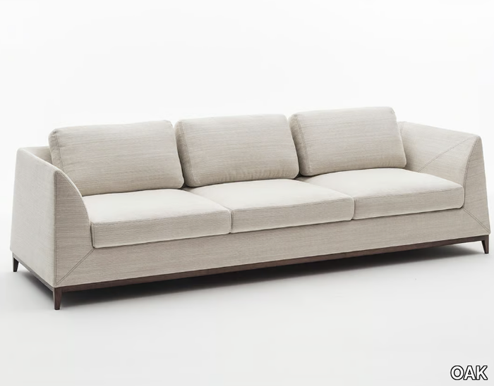 MANZONI SC5072 - 3 seater fabric sofa _ OAK