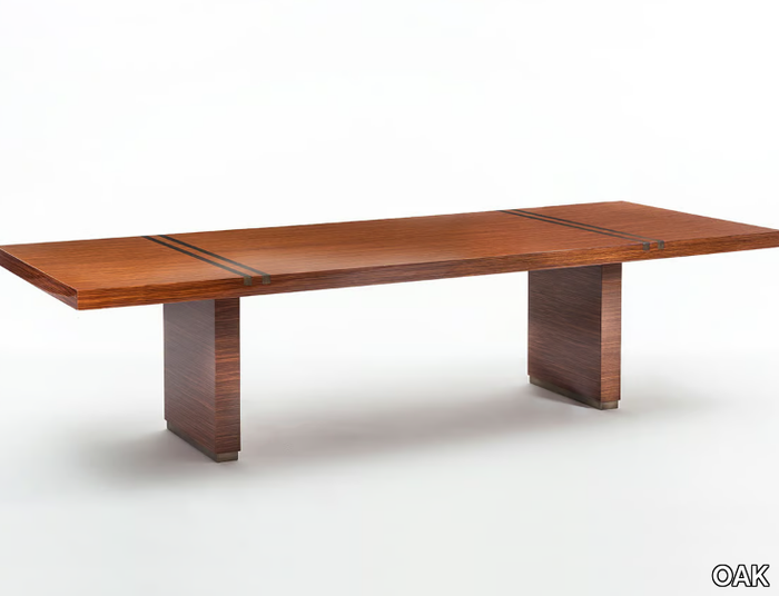 SENATO SC7005 - Rectangular rosewood meeting table _ OAK