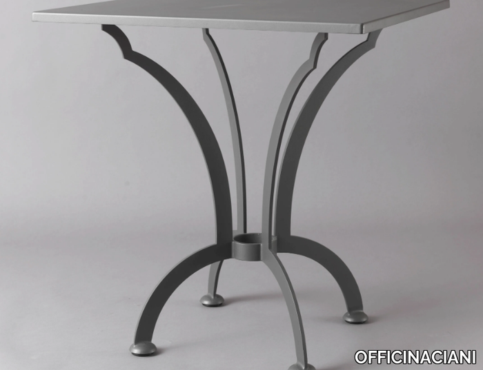 ARCHI - Square stainless steel garden table _ OFFICINACIANI