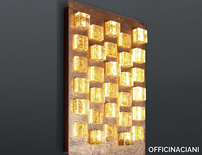 DAMA - LED bronze wall light _ OFFICINACIANI