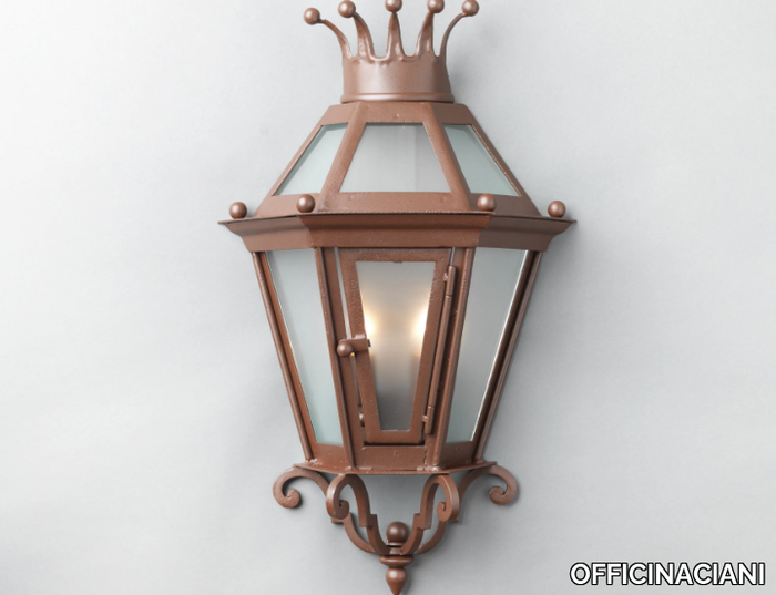 ESAGONA - Iron Outdoor wall Lamp _ OFFICINACIANI