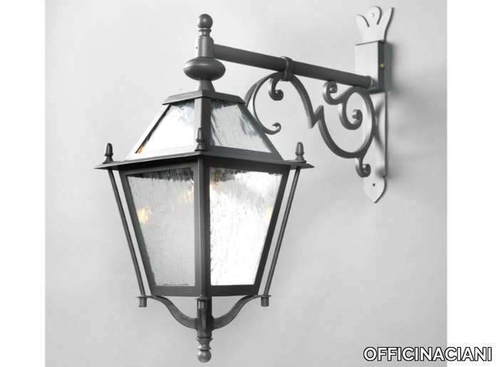 LUNGARNO - Iron outdoor wall lamp _ OFFICINACIANI