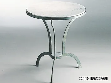 ARCHI - Round Carrara marble garden table _ OFFICINACIANI