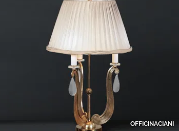 FORMELLE - Handmade iron table lamp with crystals _ OFFICINACIANI