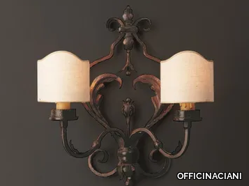 FOGLIE FORGIATE - Iron wall light _ OFFICINACIANI