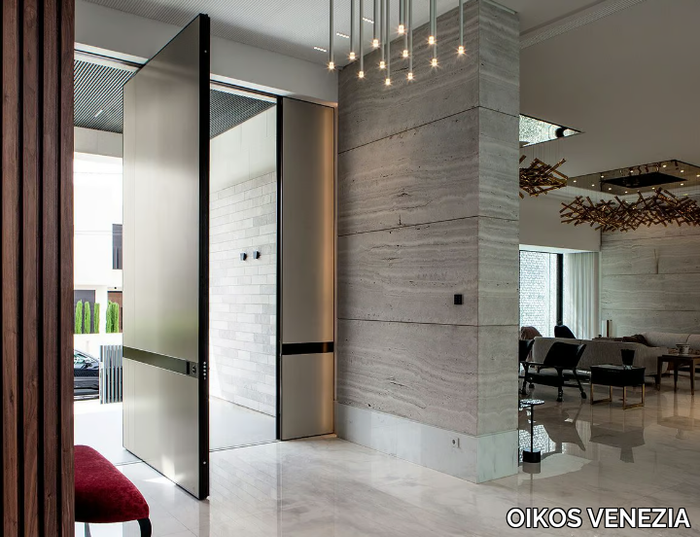 SYNUA - Pivot Laminam® entry door _ OIKOS VENEZIA