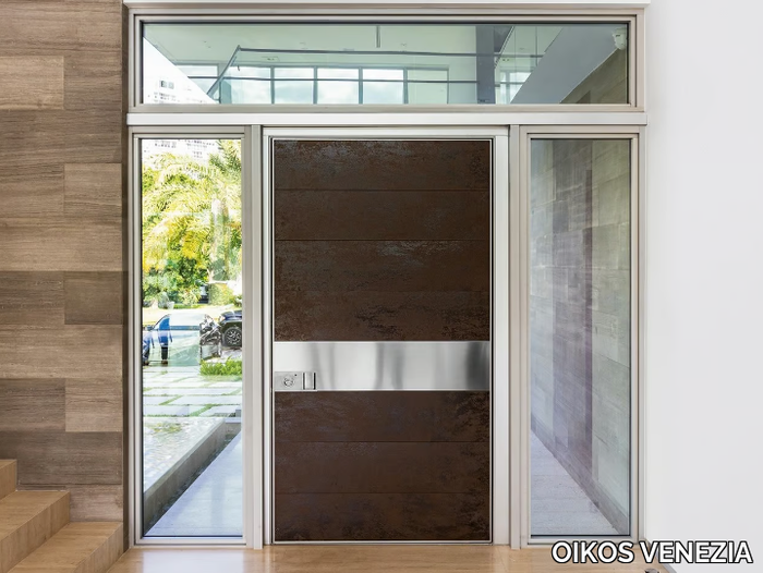 SYNUA - Pivot Corten™ safety door _ OIKOS VENEZIA