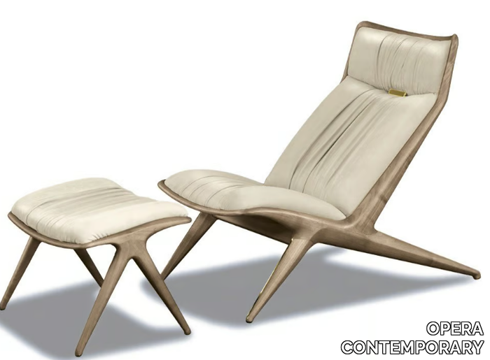 AURORA - Solid wood lounge chair _ OPERA CONTEMPORARY