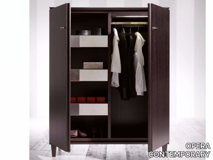 DESIRÉ - Low wooden wardrobe _ OPERA CONTEMPORARY