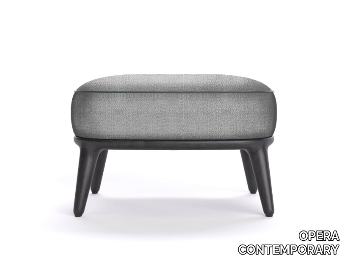 FREDDY - Pouffe with wooden legs _ OPERA CONTEMPORARY