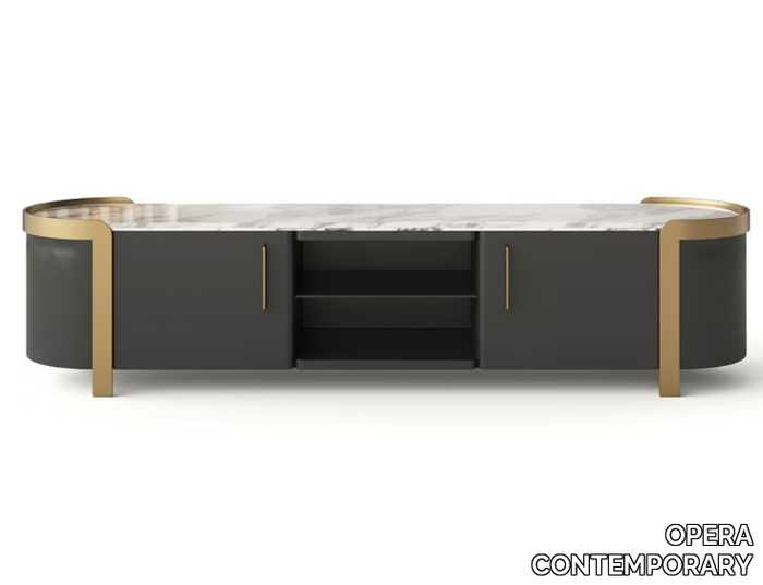 NEW DORIS - Wooden TV cabinet _ OPERA CONTEMPORARY