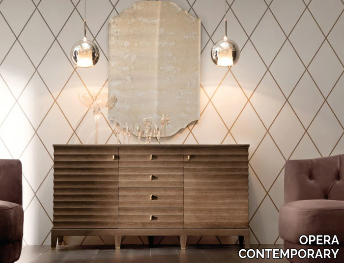 ELETTRA - Wooden sideboard with doors _ OPERA CONTEMPORARY