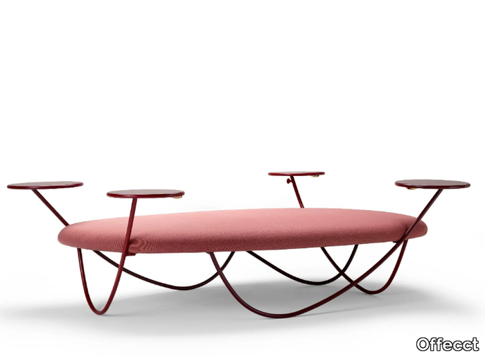 DUNE - Backless fabric bench seating _ Offecct