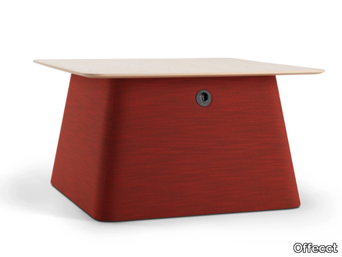 OSAKA - Square wooden and fabric coffee table _ Offecct