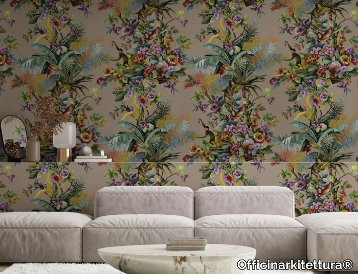 EXOTIC JUNGLE_NUT - Wall tiles / wallpaper _ Officinarkitettura®