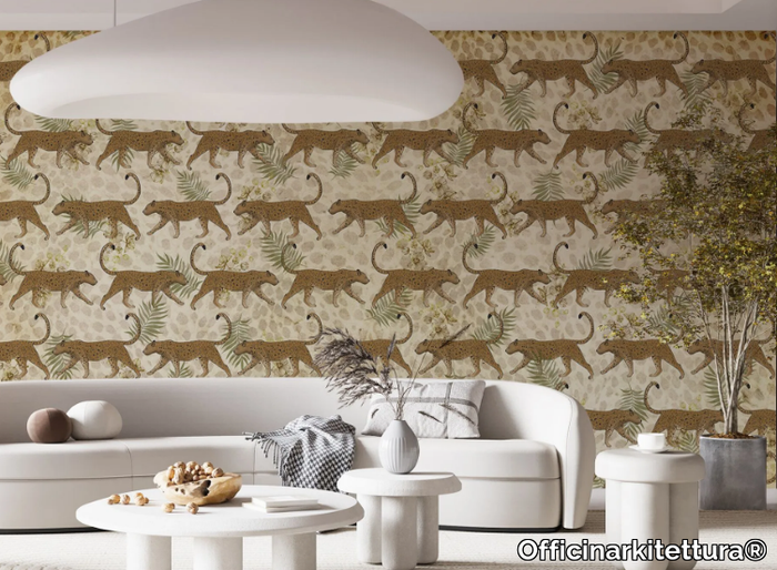 WALKING LEOPARD - Wall tiles / wallpaper _ Officinarkitettura®