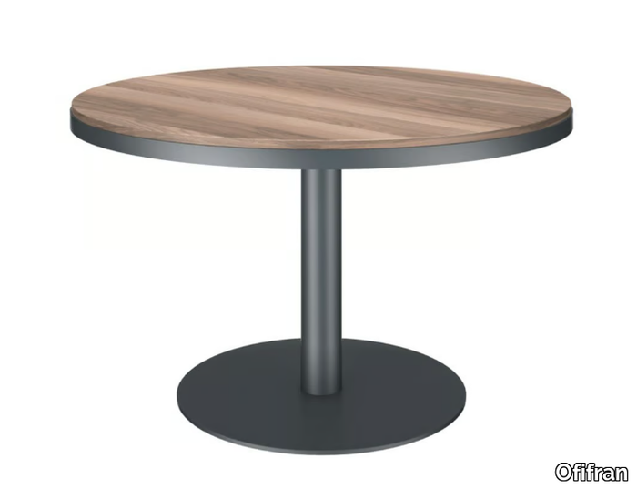 LANCE - Round wooden meeting table _ Ofifran