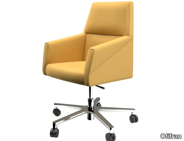 RAY - Fabric executive chair with aluminium base _ Ofifran