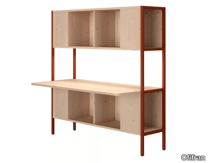 PIEM - Freestanding wooden office shelving _ Ofifran