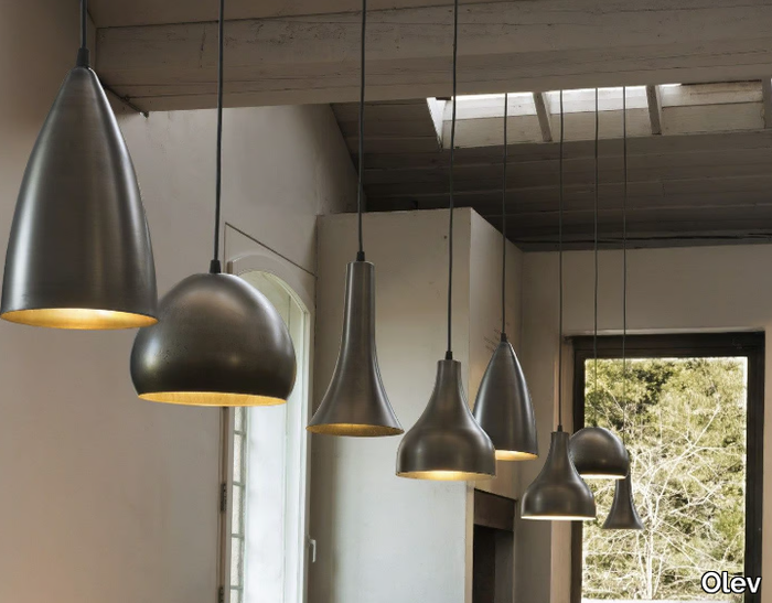 BLANCNOIR - LED metal pendant lamp _ Olev