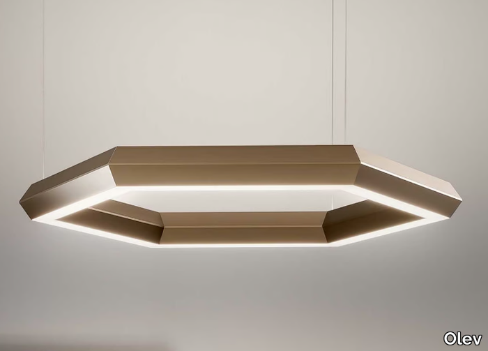 EXAGON - LED metal pendant lamp _ Olev