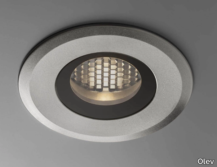 MAXI DOT DOWN LIGHT - Recessed clamp round aluminium spotlight _ Olev