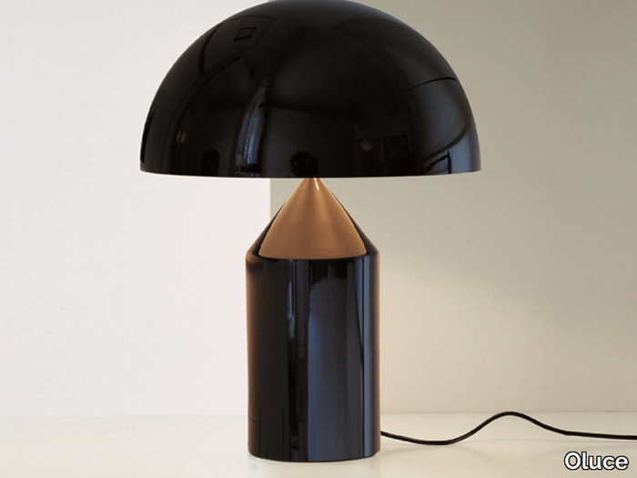 ATOLLO METAL - Aluminium table lamp _ Oluce