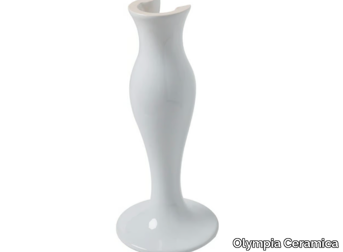 FORMOSA 2.0 - Ceramic washbasin pedestal _ Olympia Ceramica