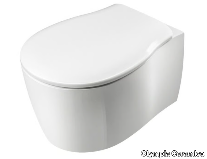 FORMOSA 2.0 - Wall-hung rimless Vitreous China toilet _ Olympia Ceramica