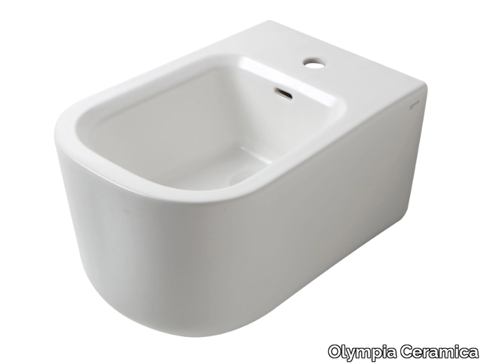 OMNIA - Wall-hung Vitreous China bidet _ Olympia Ceramica