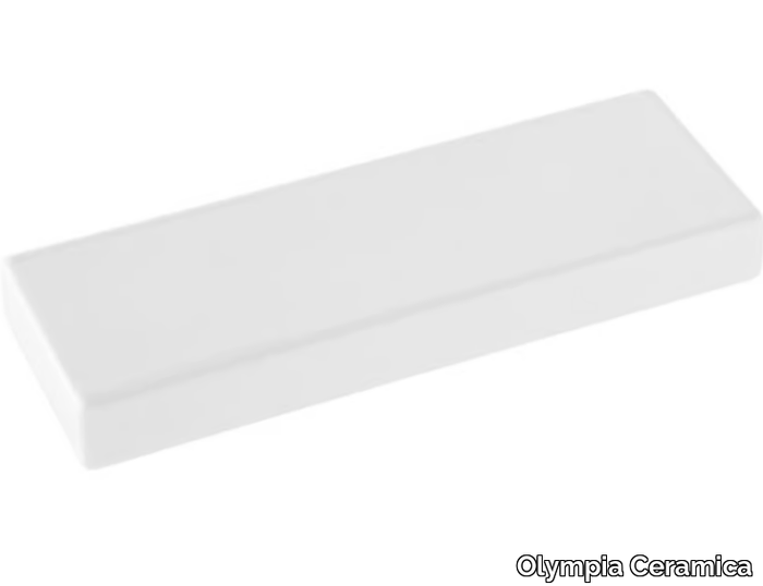 TUTTO EVO - Ceramic bathroom wall shelf _ Olympia Ceramica