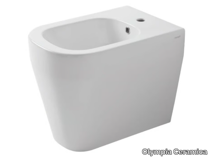 TUTTO EVO - Floor mounted Vitreous China bidet _ Olympia Ceramica