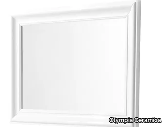 IMPERO - Rectangular bathroom mirror _ Olympia Ceramica