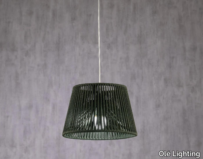 CONGA - LED handmade rope pendant lamp _ Olé Lighting