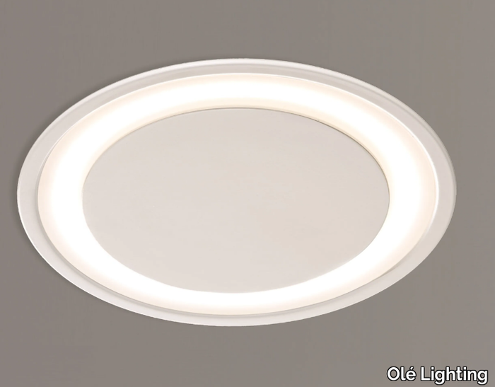 HALO - Recessed LED round aluminium spotlight _ Olé Lighting