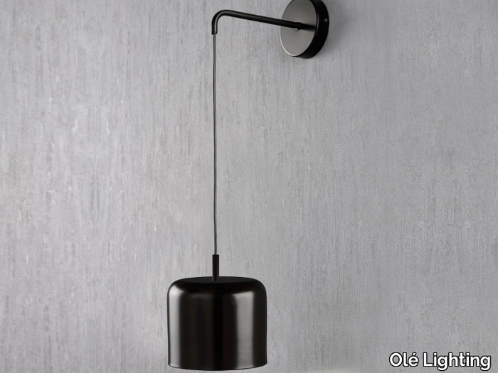 POT - LED metal wall lamp with fixed arm _ Olé Lighting